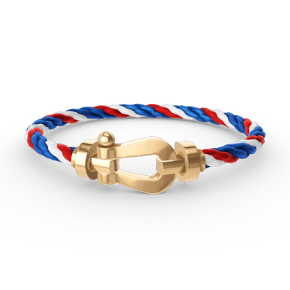 [AW]FORCE LARGE HORSESHOE BRACELET - GOLD