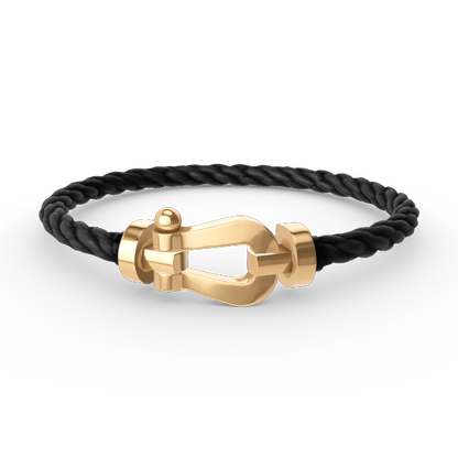 [AW]FORCE LARGE HORSESHOE BRACELET - GOLD