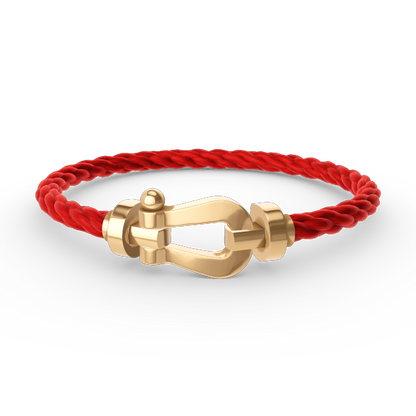 [AW]FORCE LARGE HORSESHOE BRACELET - GOLD