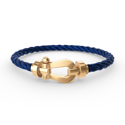 [AW]FORCE LARGE HORSESHOE BRACELET - GOLD