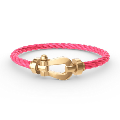 [AW]FORCE LARGE HORSESHOE BRACELET - GOLD