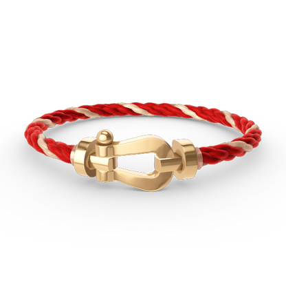 [AW]FORCE LARGE HORSESHOE BRACELET - GOLD