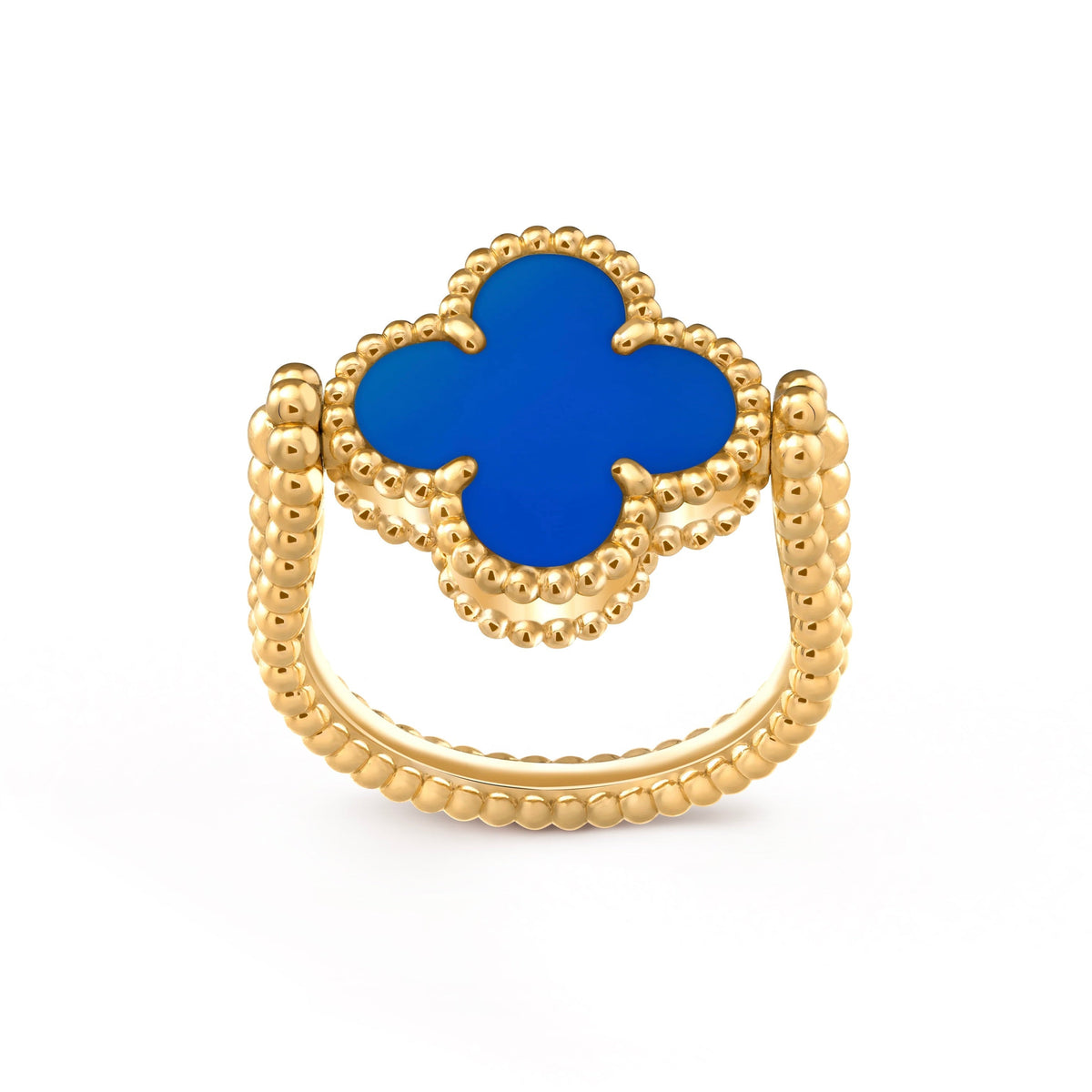 [AW]LUCKY CLOVER GOLD REVERSIBLE RING