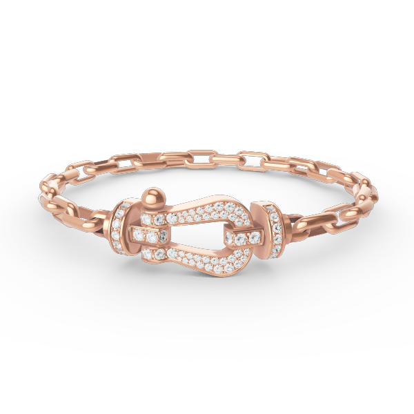 [AW]FORCE LARGE HORSESHOE CLASP METAL BRACELET
