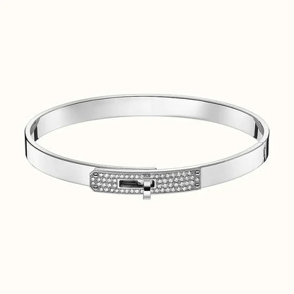 [AW]KELLY SILVER DIAMOND BRACELET