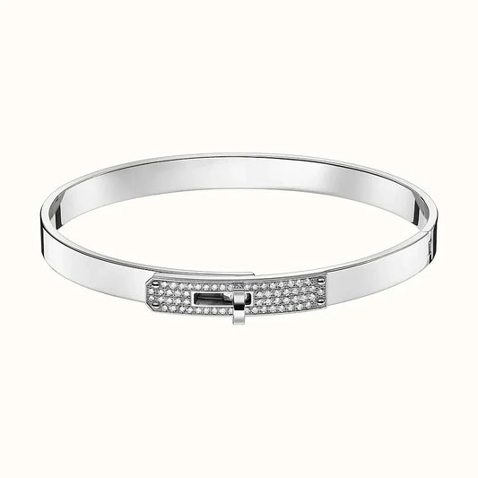 [AW]KELLY SILVER DIAMOND BRACELET
