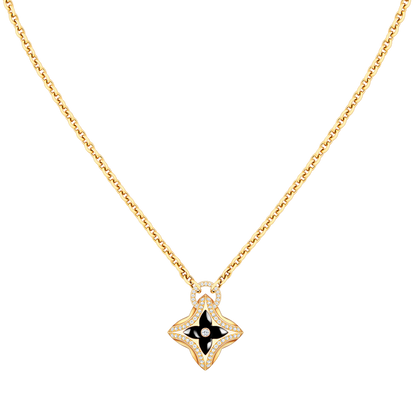 [AW]STAR PEDANT ROSE GOLD DIAMOND NECKLACE