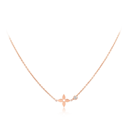 [AW]BLOSSOM PENDANT ROSE GOLD AND DIAMOND