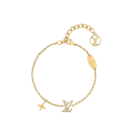 [AW]LOGO STAR MOTIF GOLD BRACELET