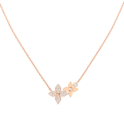 [AW]STAR BLOSSOM NECKLACE ROSE GOLD DIAMONDS