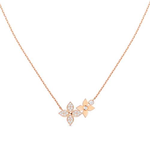 [AW]STAR BLOSSOM NECKLACE ROSE GOLD DIAMONDS