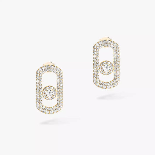 [AW]SO MOVE PAVÉ DIAMOND EARRINGS