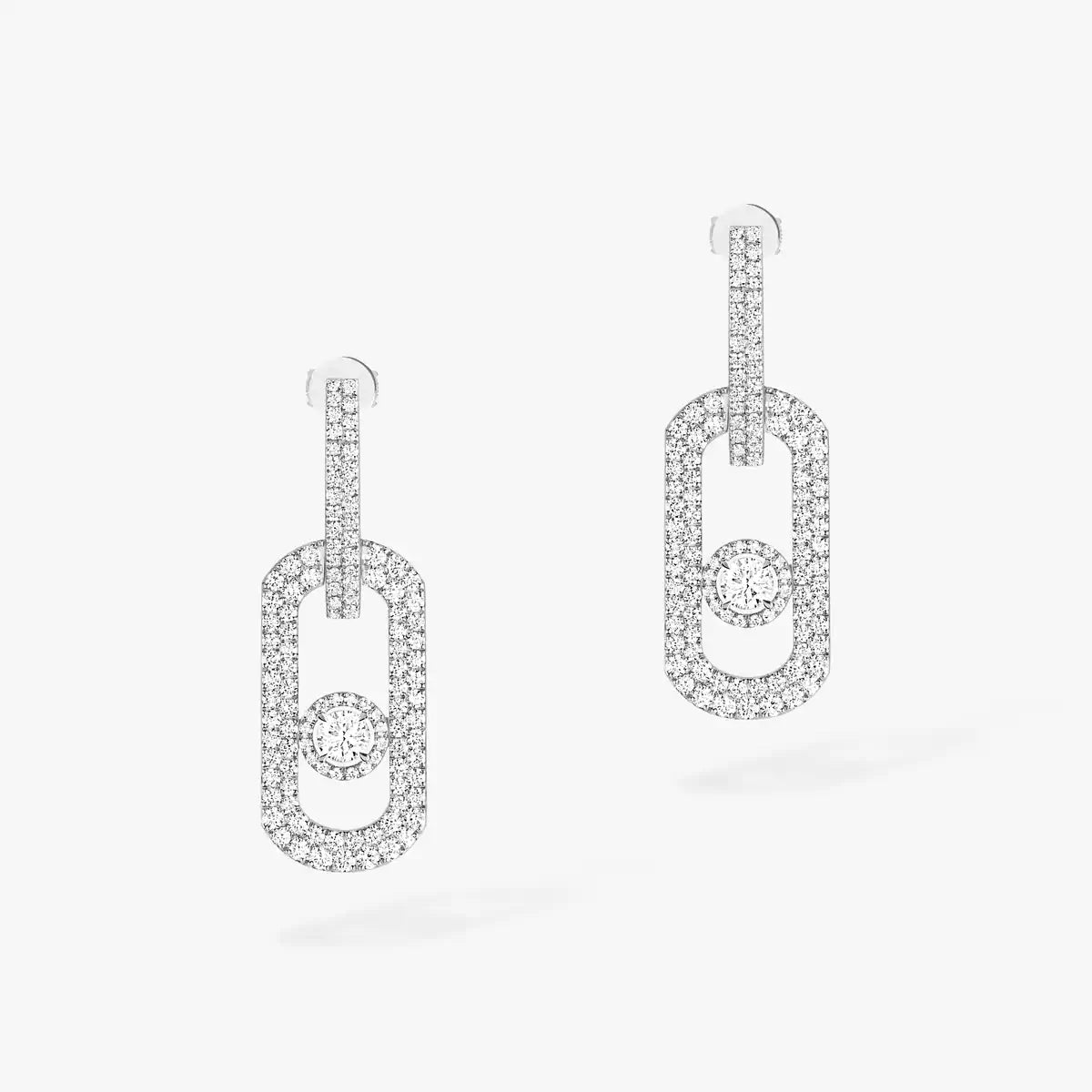 [AW]SO MOVE XL FULL-PAVÉ DIAMOND PENDANT EARRINGS