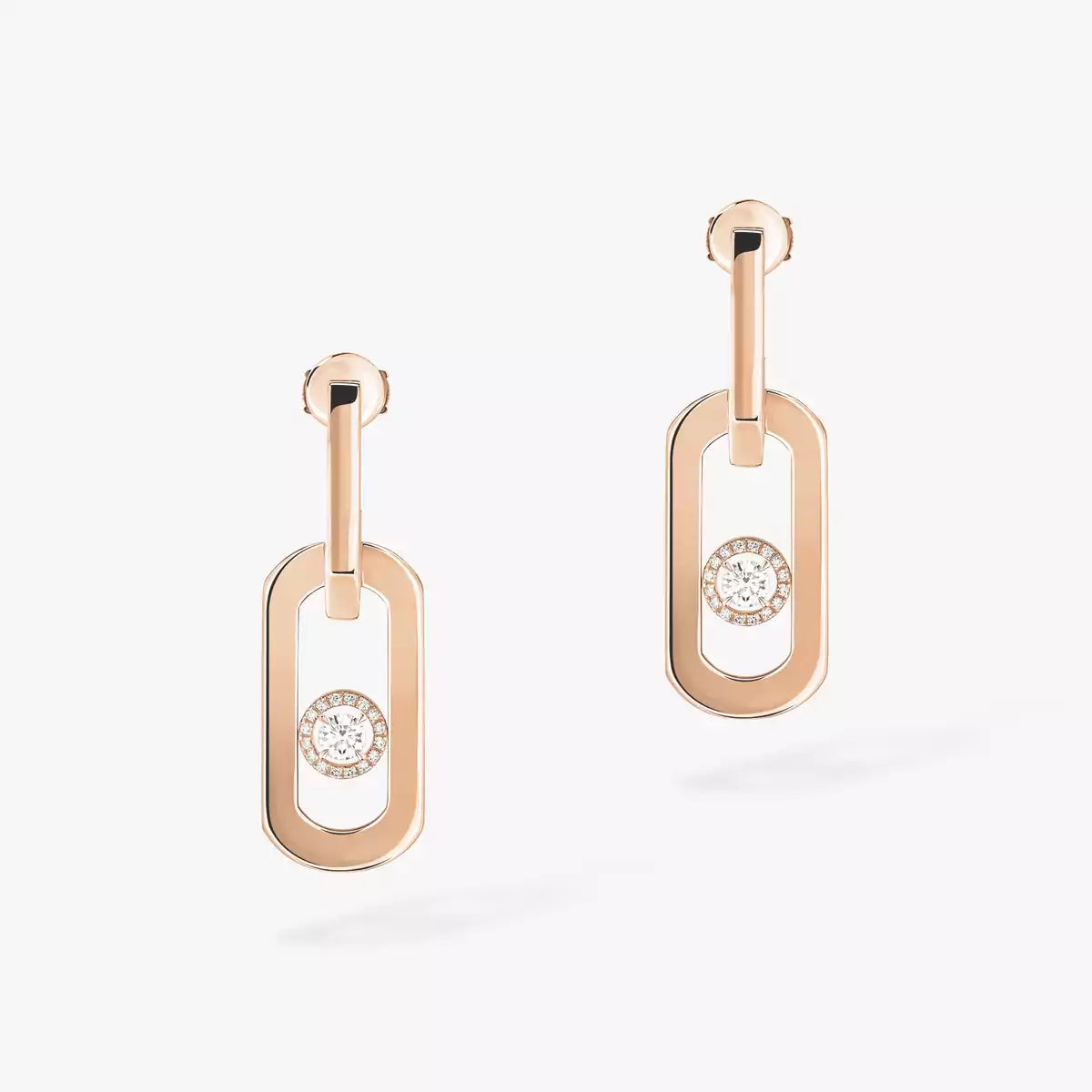 [AW]SO MOVE XL DIAMOND PENDANT EARRINGS