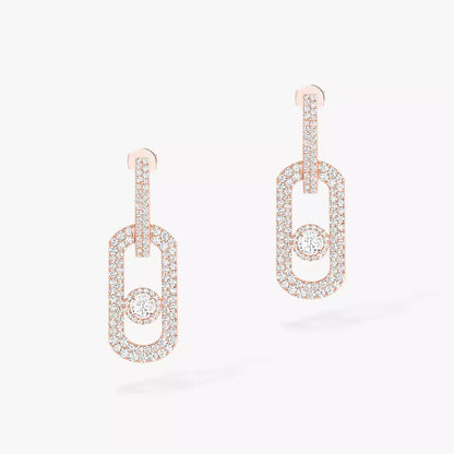 [AW]SO MOVE XL FULL-PAVÉ DIAMOND PENDANT EARRINGS