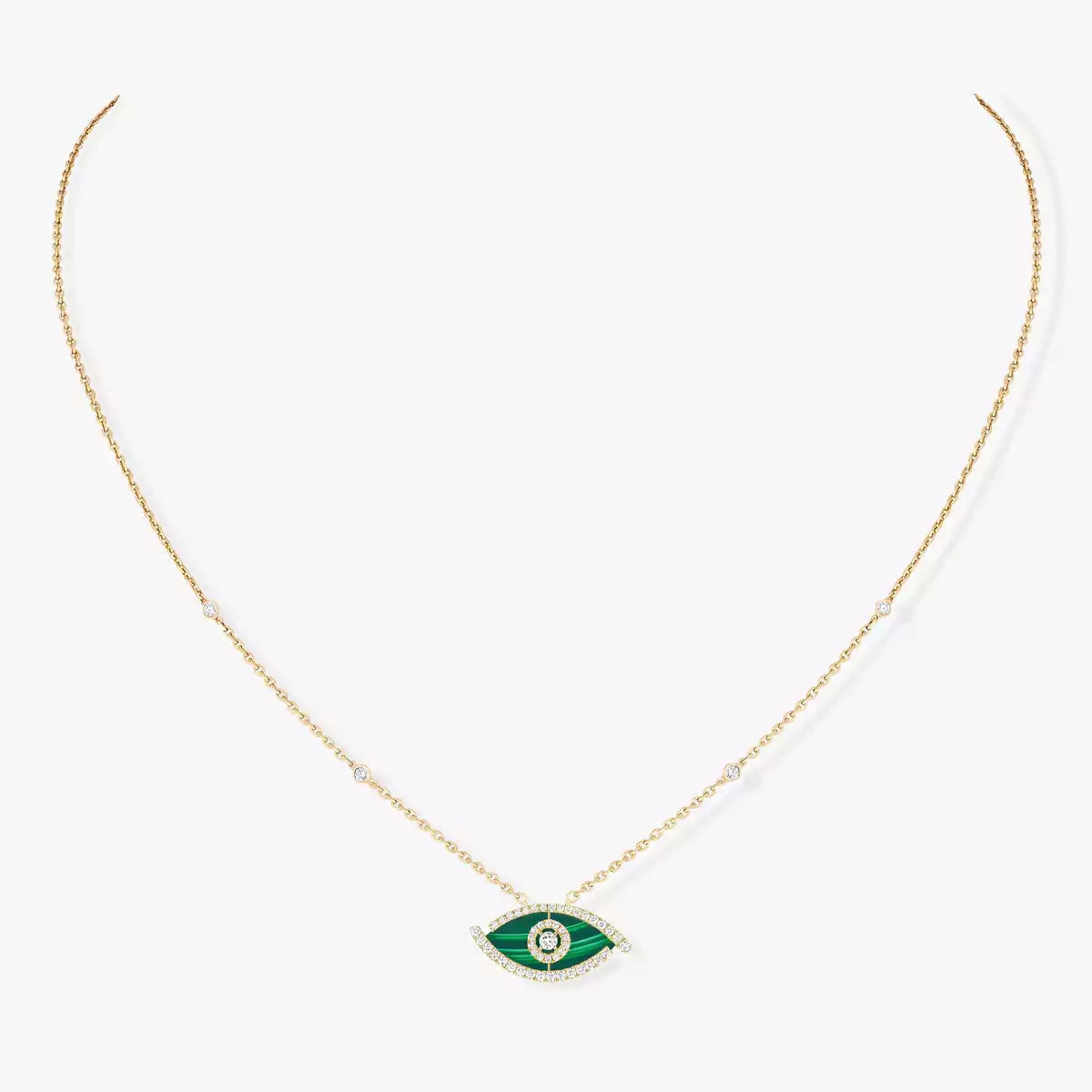 [AW]LUCKY EYE DIAMOND NECKLACE
