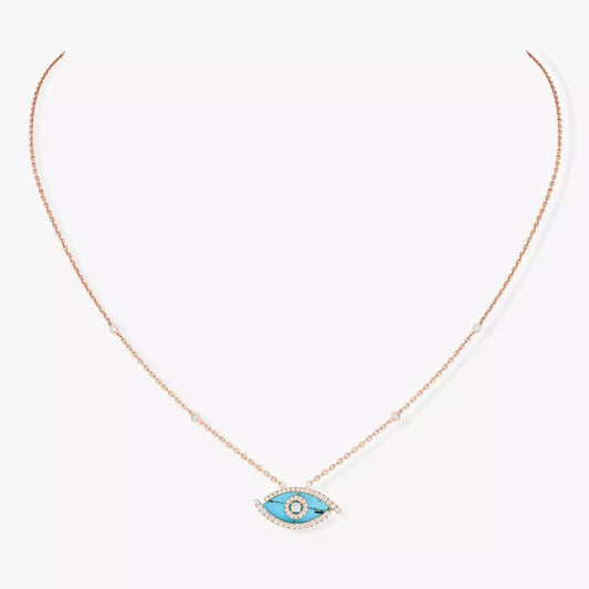 [AW]LUCKY EYE DIAMOND NECKLACE