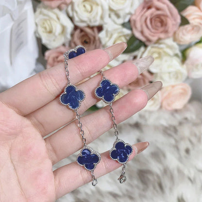[AW]LUCKY CLOVER 5-MOTIF BRACELET - PIETERSITE COLLECTION