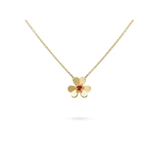 [AW]FRIVOLE FLORAL CHARM NECKLACE