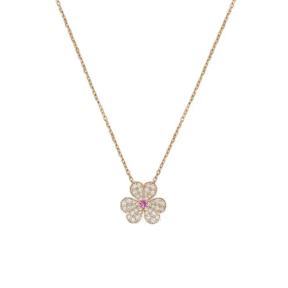 [AW]PAVÉ DIAMOND BUTTERFLY CHARM NECKLACE