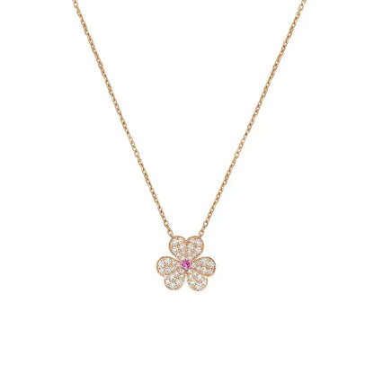 [AW]PAVÉ DIAMOND BUTTERFLY CHARM NECKLACE