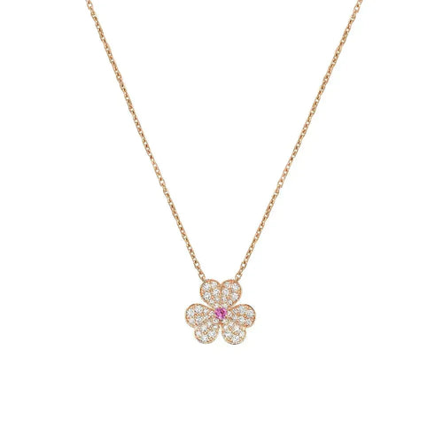 [AW]PAVÉ DIAMOND BUTTERFLY CHARM NECKLACE