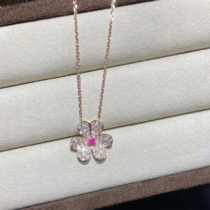 [AW]PAVÉ DIAMOND BUTTERFLY CHARM NECKLACE