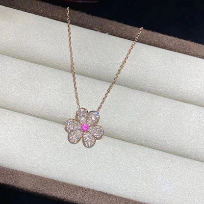[AW]PAVÉ DIAMOND BUTTERFLY CHARM NECKLACE